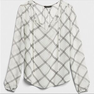 Banana Republic sheer blouse